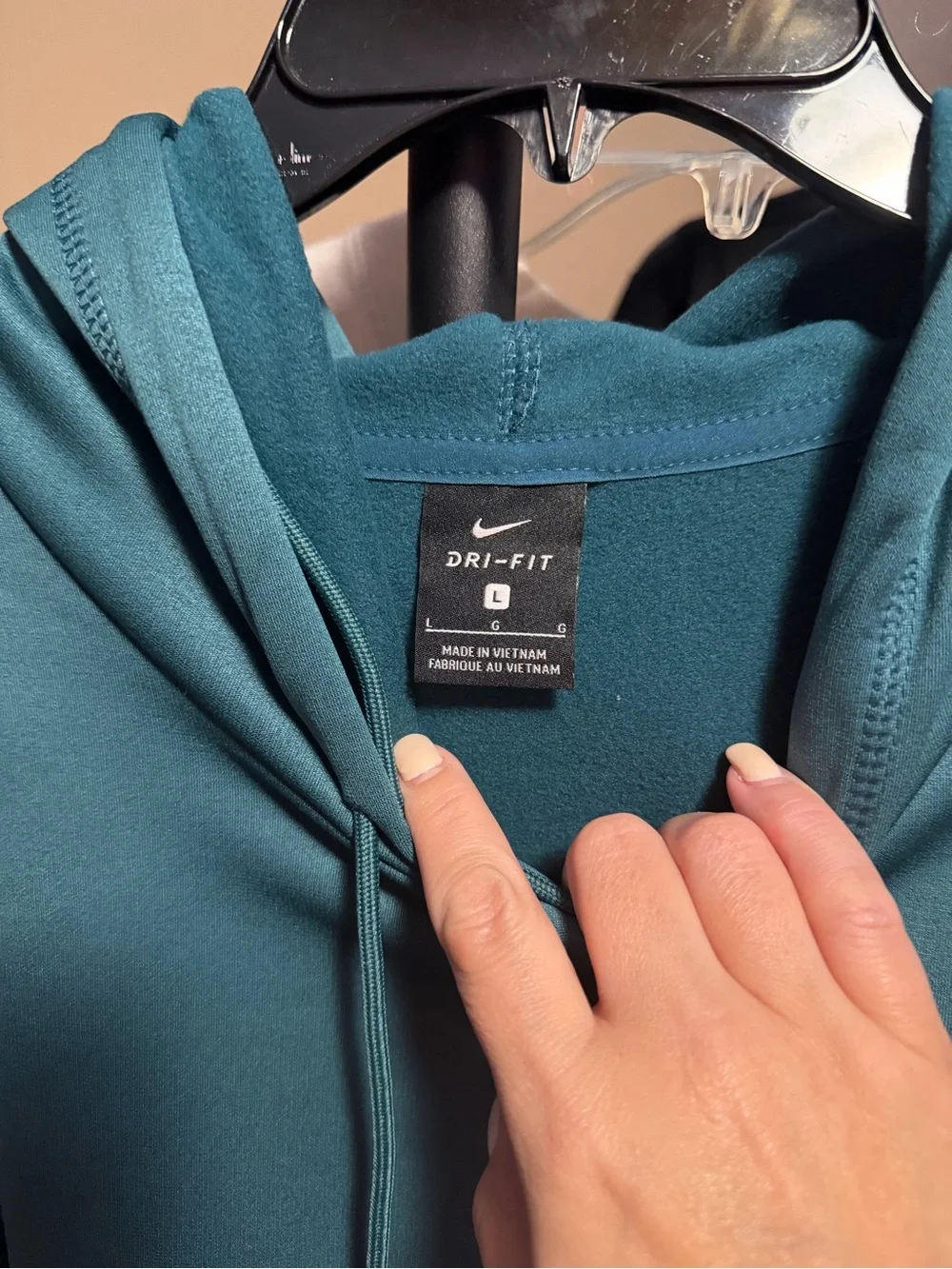 Nike Dri-FIT Teal Green Hooded Jacket